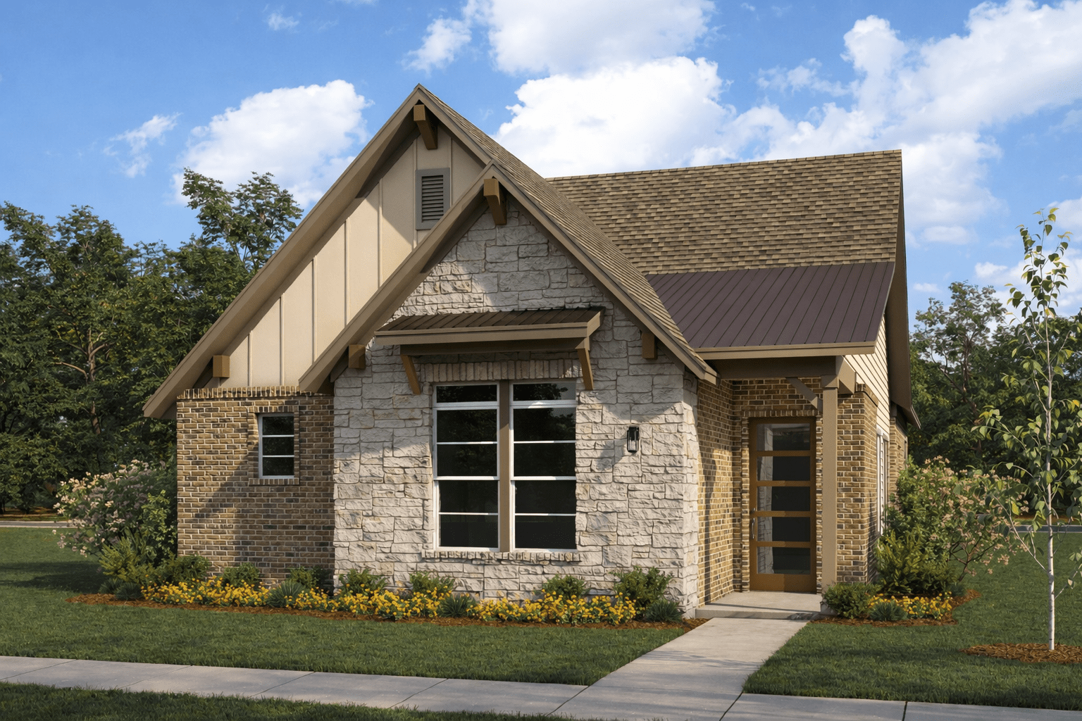 Clover new construction home at Meraki in Forney TX